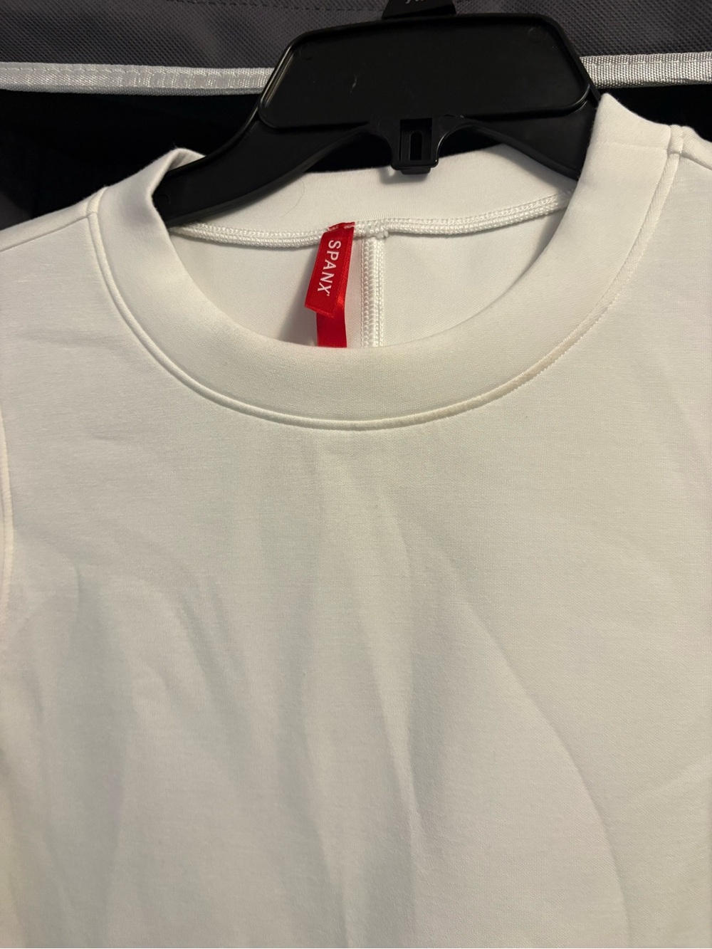 SPANX White Sleeveless Crewneck Tank - Picture 6 of 10